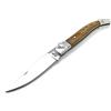 COLTELLO ARTIGIANALE TIPO LAGUIOLE CACCIA PIEGHEVOLE IN ACCIAIO INOX COLLEZIONE