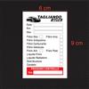 Etichette Adesive per Tagliando Olio Km Auto Moto Officina Formato 6x9 cm