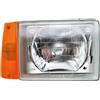 BSSTORE Faro Proiettore Anteriore R2 per Panda dal 1986 al 2003 (141, 141A) Regolazione Elettrica (Destro - Lato Passeggero)
