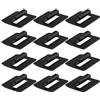 The Lord of the Tools 12 clip di ricambio per tenda parasole per auto, compatibili con Tesla Model 3/Model Y/Model S/Model X, clip parasole per tettuccio apribile 40 x 33 mm