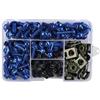 QIBBEI Universale Kit Bulloni Viti Per Carenatura Moto Da 195 Pezzi Per Yamaha Per XJ6 Per Diversion Per XJ6N XJ 6N(Blu)