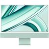 Apple iMac 24 pollici (2023) M3 8-Core, 4 porte Thunderbolt, Verde - 8GB - 512GB SSD - Eccellente