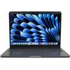 Apple MacBook Air 13 pollici (2022) M2 8-Core, GPU 10-Core, Mezzanotte - 24GB - 1TB SSD - Italiano - Buono