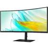 Samsung Monitor Led 34'' Samsung Curvo UWQHD 3440x1440p 5ms classe G Nero [LS34C652UEUXEN]