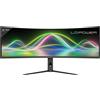 Lc-power Monitor Led 49'' Lc-power Curvo DQHD 5120x1440p 3ms classe F Nero [LC-M49QCK]