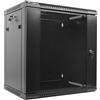 Hikvision Armadio Rack Hikvision DS-XSPB04-S/B 19" 12U 1600x450x635mm Nero [DS-XS6412-S/B]