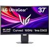 Lg Monitor Led 37'' Lg UltraGear G 37G800A 4K Uhd 3840x2160 1ms classe F Nero [37G800A-B.AEUQ]