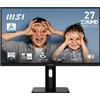 Msi Monitor Led 27'' Msi Pro MP273UP E6 Uhd 3840x2160 4ms classe E Nero [9S6-3PB49H-296]