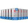 illy, Caffè in Capsule Compatibili in Alluminio DECAFFEINATO, 100% Arabica con Note di Caramello, Cioccolato e Pan Tostato, Senza Caffeina, Gusto Equilibrato, 10 Confezioni da 10 Capsule (100 Totali)