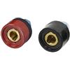 RIVERWELD TIG Pannello cavo di saldatura Connettore-plug DKZ10-25 200AMP Dinse Adattamento rapido 2 pezzi