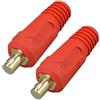 RIVERWELD Cavo di saldatura TIG Connettore da pannello DKJ35-50 300Amp Raccordo rapido Rosso 2pz