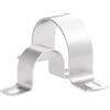 AUFIKR 6 fascette stringitubo a U in acciaio inox, morsetto di fissaggio a due fori, supporto per tubo elettrico, tubazioni e tubi vuoti, montaggio universale (Ø 16 mm)