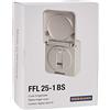 Hörmann Lettore di dita radio FFL 25 BS (868 MHz, per fino a 25 impronte digitali, coperchio ribaltabile, colore RAL 9006) 4511870