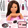 Bayer Design 90090AA Charlene Magic Nails testa per lo styling e il make-up con mani e unghie, trucco, accessori per capelli, adesivi, 30 cm