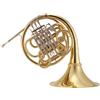 J.Michael J Michael PFH-500 Pocket French Horn High Bb Compact 3-Rotor Clear Lacquer Case