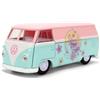 Jada Toys Stitch Auto VW Bus 1961 in design Angel (13,5 cm) - Volkswagen modello auto in metallo con porte apribili, giocattolo Disney a Lilo e Stitch per fan e bambini dagli 8 anni in su