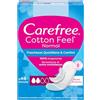 Carefree Salvaslip Cotton Feel Normal Senza Profumo 44 Pezzi, Salva slip donna traspiranti, Proteggi slip che si adattano ai movimenti del corpo, Extra morbidezza, Delicati sulla pelle