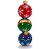 VACCHETTI SFERA METALLO TRIO ROSSO/VERDE/BLU H103 638864