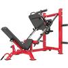SPORTNOW Leg Press Machine con Ruote, Macchina Regolabile per Gambe e Squat | Aosom Italy