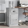 SooIarix Armadietto con cassetto e porta, 40 x 50 x 75 cm, in legno, versatile per soggiorno, ufficio e corridoio