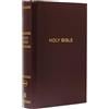 Thomas Nelson NKJV, Pew Bible, Large Print, Hardcover, Burgundy, Red Letter, Comfort Print: Holy Bible, New King James Version