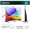 Hisense PROMOZIONE Hisense 40 A59S QLED FHD SMART VIDAA Cod. 40A59S