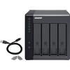 QNAP NAS 4 Bay 2.5/3.5" Enclosure HDD/SSD colore Nero Qnap TR-004