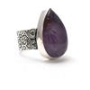 Natale Ametista Gemma 925 Argento Sterling Artigianale Anello Tutti Misura AG-78