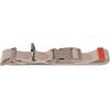 HUNTER Collare per cani Havanna | Tessuto strutturato con rivestimento in plastica, regolazione continua, chiusura a scatto, colore: Greige, taglia M