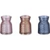 Ad Trend Portacandela T-Light in Vetro D 7,5 Cm H 10 Cm - 3 Modelli Assortiti Ideale Bomboniera 1 Pz