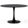 Bizzotto Tavolo Bloom Rotondo d 120 Cm Nero