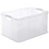 Rotho Agilo Scatola di Stoccaggio, Plastica (PP) senza BPA, Trasparente, A3/55 L, 59.0 x 39.0 x 31.0 cm