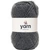 KORBOND Acrilico a Maglia Doppia Grigio 100 g Korbond (Disponibile in 27 Colori) - Filato Leggero, ipoallergenico e Durevole - Ideale per Maglioni, Coperte, Indumenti per Neonati
