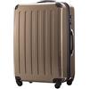 HAUPTSTADTKOFFER - Valigia Rigida Alex, TSA, Taglia 75 cm, 119 Litri, Colore Champagne