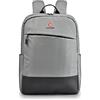 NGS Monray Sacks Venture Gray - Zaino per laptop fino a 15,6 pollici, poliestere impermeabile, scomparto imbottito, tasca anteriore e laterale, cinghie imbottite, grigio