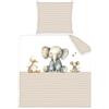 Herding babybest Biancheria da letto Cuddle Crew, federa 35 x 40 cm, copripiumino 80 x 80 cm, con risvolto, cotone/renforcé