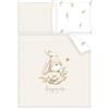Herding babybest Biancheria da letto per culla, coniglietto, federa 35 x 40 cm, copripiumino 80 x 80 cm, 100% cotone, beige