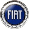 Fiat 21208 Adesivo 3D Ufficiale Logo Blu, in Poliuretano, Diam. 58 mm