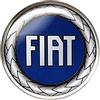 Fiat 21234 Adesivo 3D Ufficiale Logo Blu, Diam. 48 mm