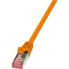 LogiLink Professional CQ2098S Cavo patch LogiLink, Cat. 6, S/FTP, 10,0 m, arancione