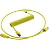 CableMod PRO Cavo a spirale per tastiera da USB-C a USB Tipo A - Giallo