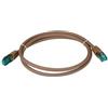 EFB Cavo patch EFB RJ45 S/FTP Cat6A LSZH marrone lunghezza 10m 4x2xAWG27/7 secondo gli standard di trasmissione schermati TIA/EIA568B 10Gbit