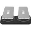 VIVANCO Doppio caricatore rapido wireless, induktives QI Ladepad, USB Tipo-C, 2x 10W