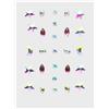 Diva & Nice Cosmetics Face Stones Face Stones 35 pz