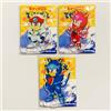 Samurai Pizza Cats Set 3 figure in acrilico Samurai Pizza Cats dal Giappone