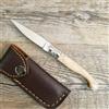 pattada COLTELLO 17,5 CM lama 8 cm SARDEGNA SARDO Pattada MANICO CORNO DI Montone fodero