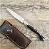 pattada COLTELLO 17,5 CM lama 8 cm SARDEGNA SARDO Pattada MANICO CORNO DI Montone fodero