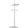 Techly Stand da Pavimento TV/LED LCD 42''-65'' con Base Ovale Bianco