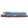 Siku 1731 Mein Schiff Relax nave da crociera 1:1400 con ponti fedeli nei dettagli, metallo/plastica, multicolore, nave giocattolo per gli appassionati di crociere