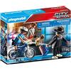 PLAYMOBIL City Action 70573, Poliziotto in Bici e borseggiatore, dai 4 ai 10 Anni